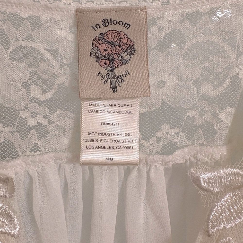 IN BLOOM BY JONQUIL • Women's Nightgown • Size M • New with Tags • - Picture 7 of 8